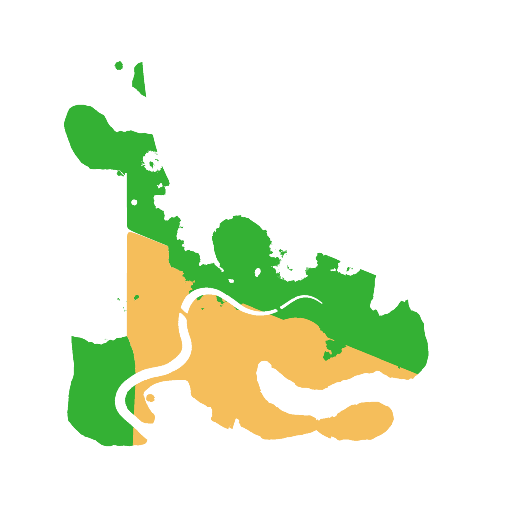 Biome Rust Map: Procedural Map, Size: 2491, Seed: 69