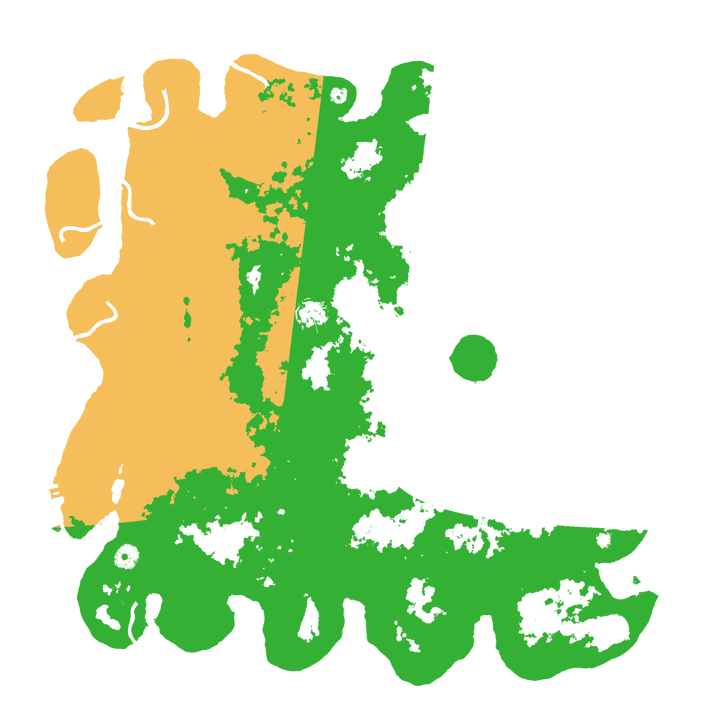 Biome Rust Map: Procedural Map, Size: 4444, Seed: 2429809