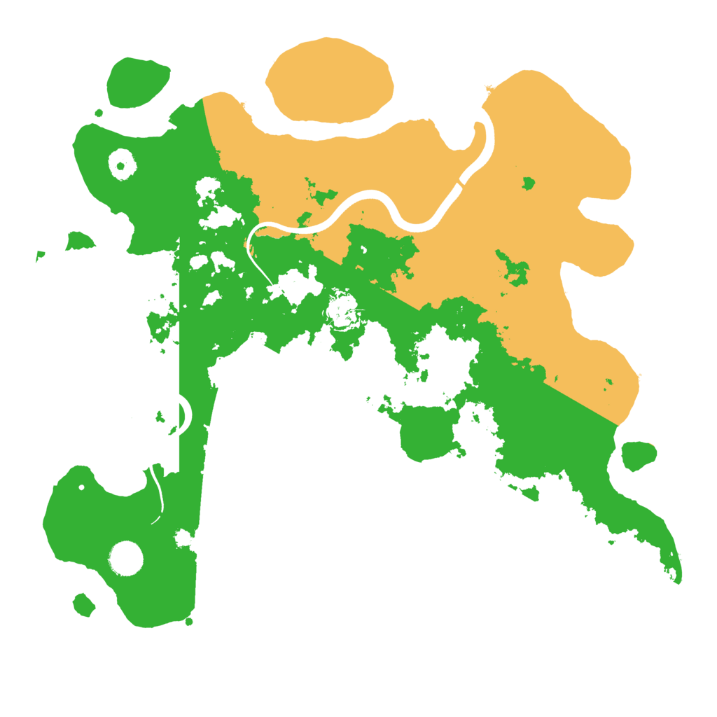Biome Rust Map: Procedural Map, Size: 3700, Seed: 1668209960