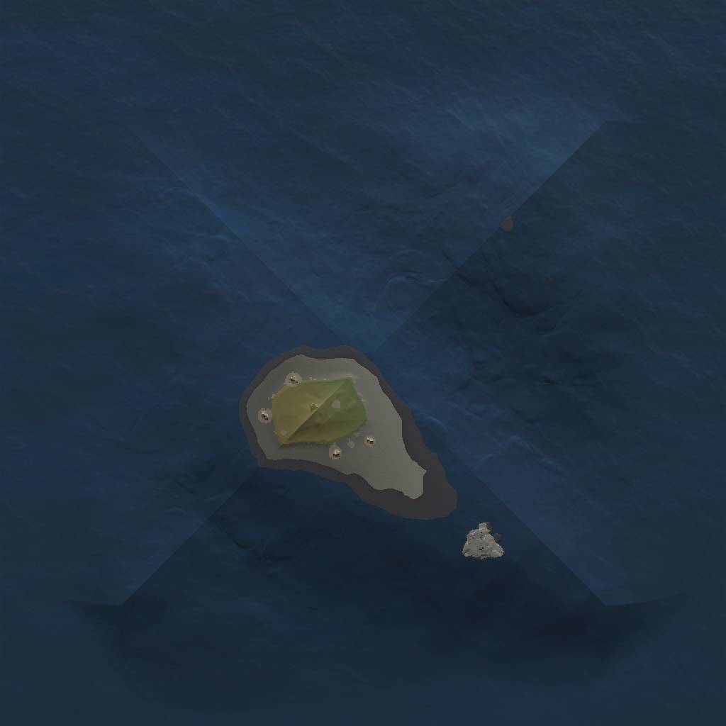 Rust Map: Procedural Map, Size: 1000, Seed: 1893768763, 3 Monuments