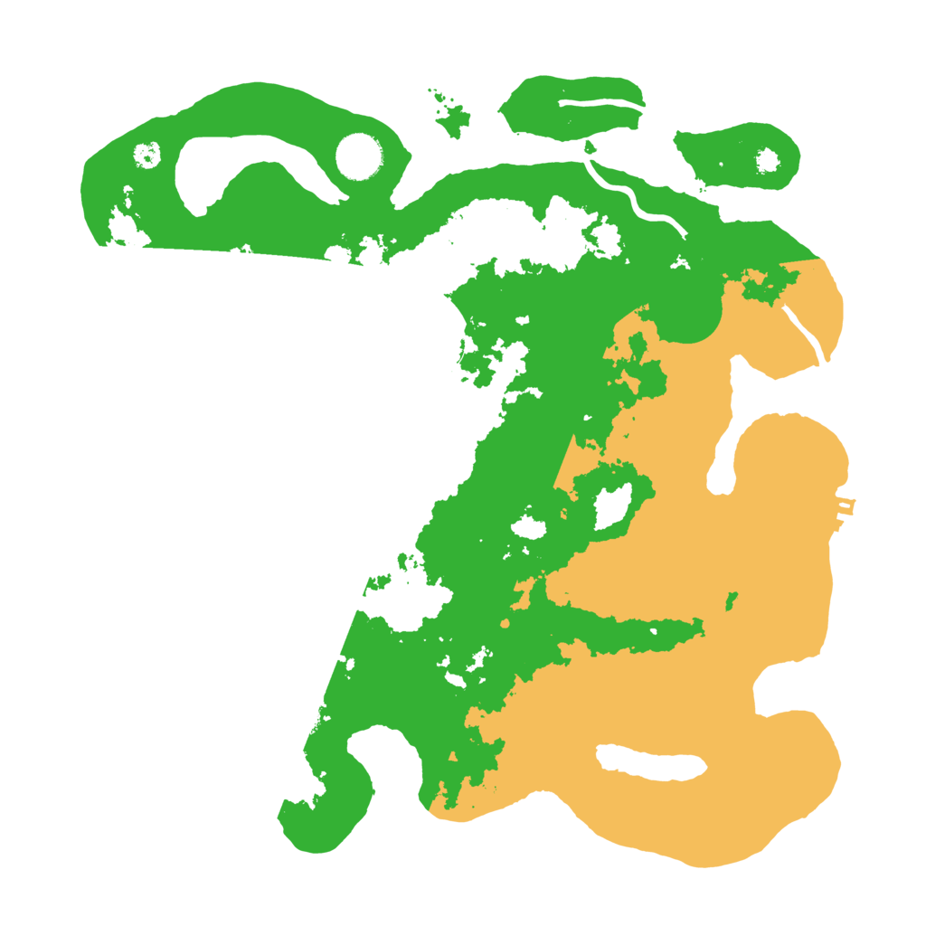 Biome Rust Map: Procedural Map, Size: 3500, Seed: 392163518