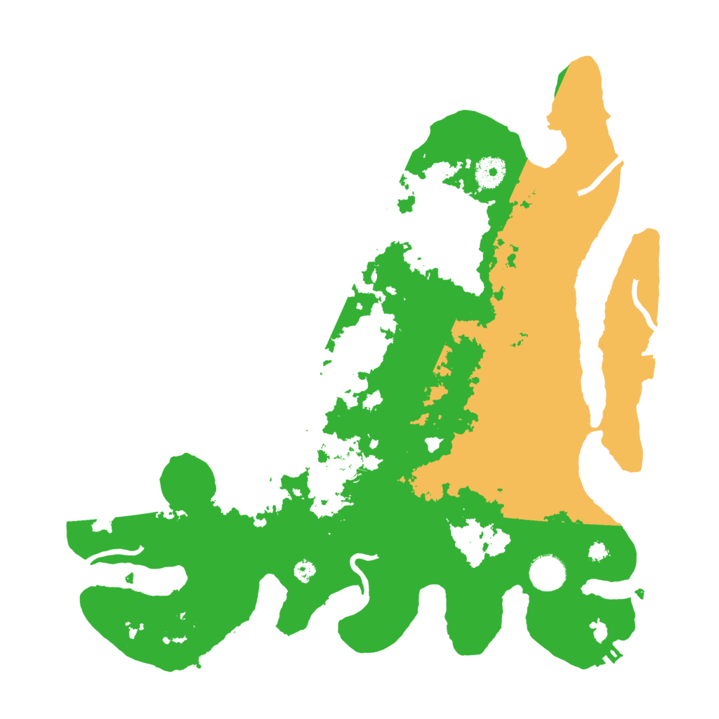 Biome Rust Map: Procedural Map, Size: 3500, Seed: 766600972