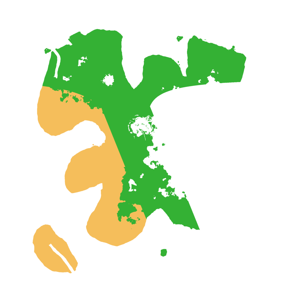 Biome Rust Map: Procedural Map, Size: 2500, Seed: 384213