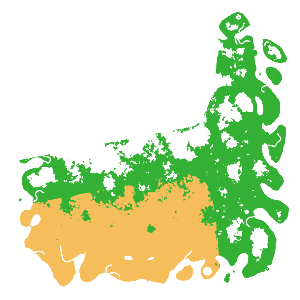 Biome Rust Map: Procedural Map, Size: 6000, Seed: 1874085758