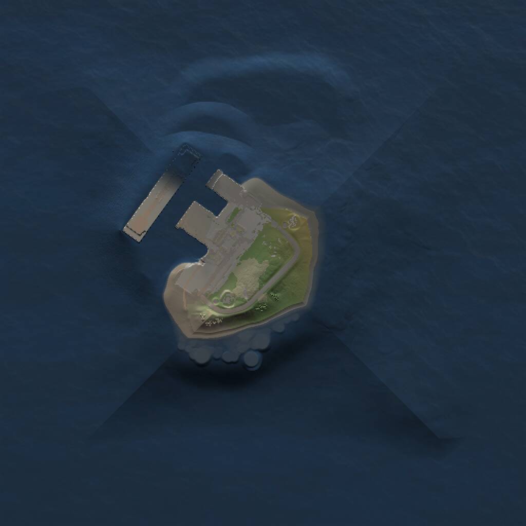 Rust Map: Procedural Map, Size: 1000, Seed: 712365, 2 Monuments