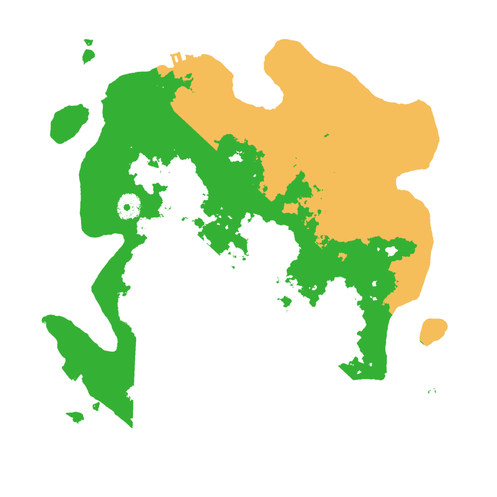 Biome Rust Map: Procedural Map, Size: 3000, Seed: 1451610307