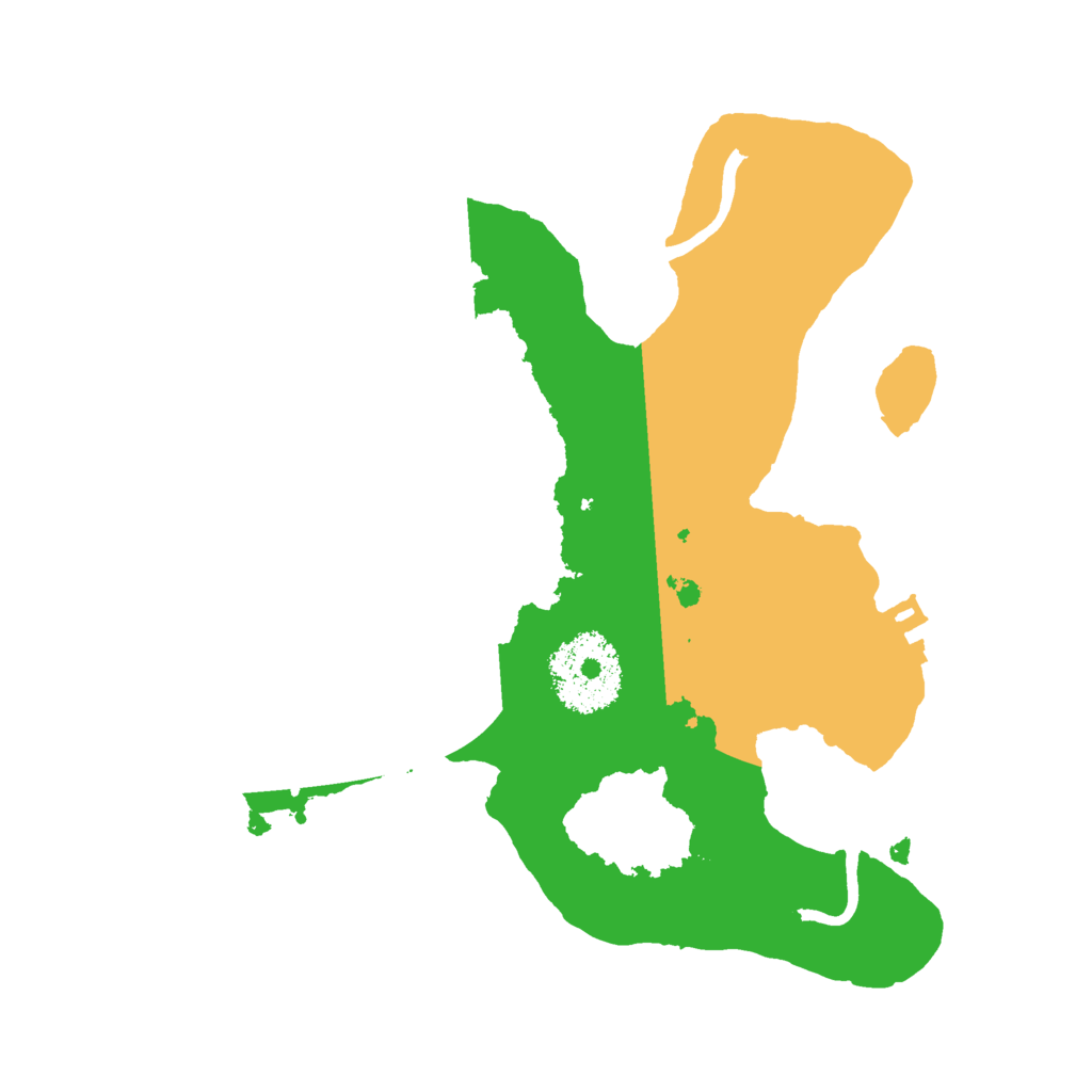 Biome Rust Map: Procedural Map, Size: 2200, Seed: 1403