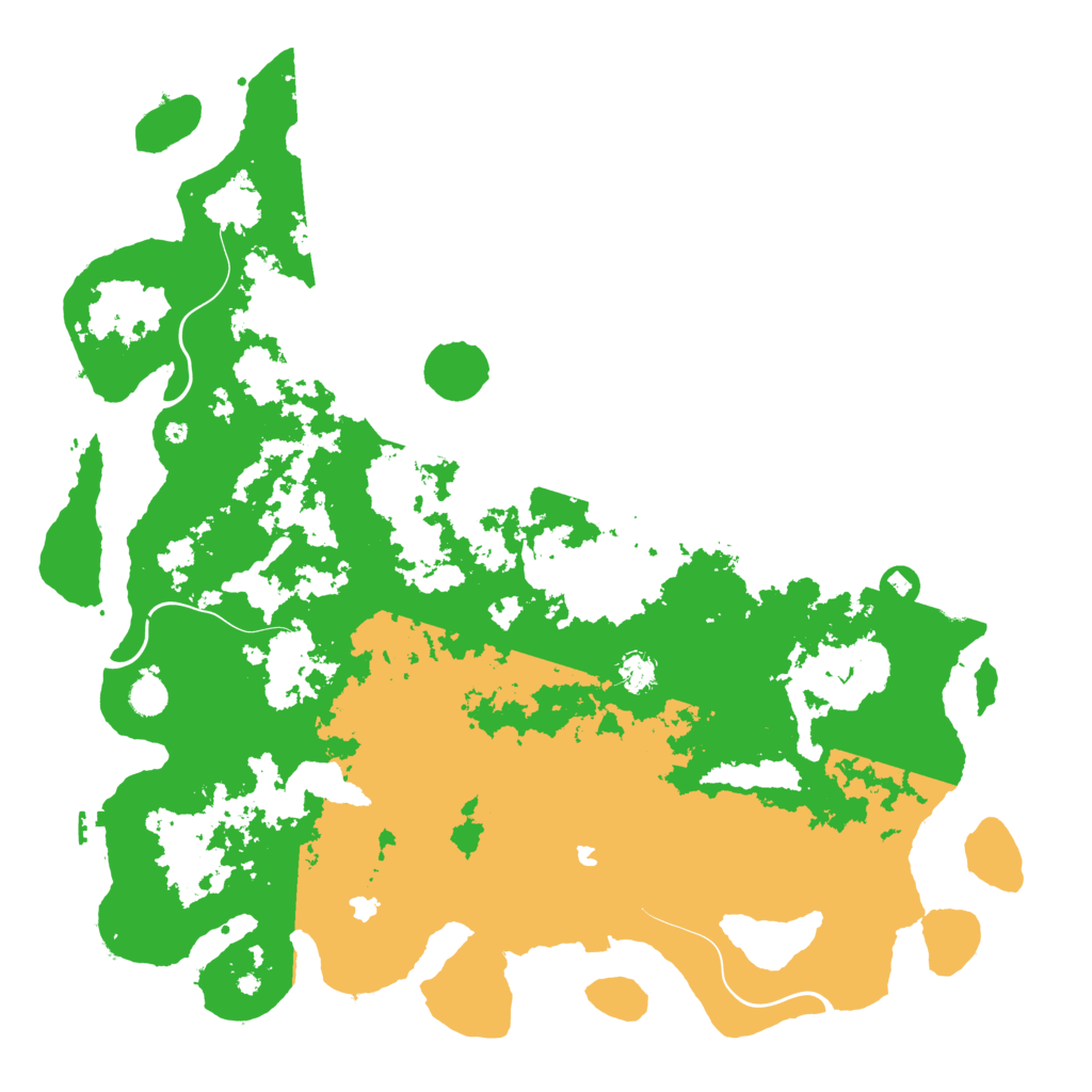Biome Rust Map: Procedural Map, Size: 5000, Seed: 1433562