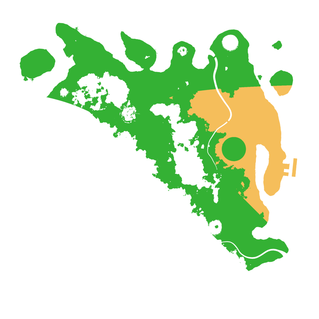 Biome Rust Map: Procedural Map, Size: 3500, Seed: 1433872178