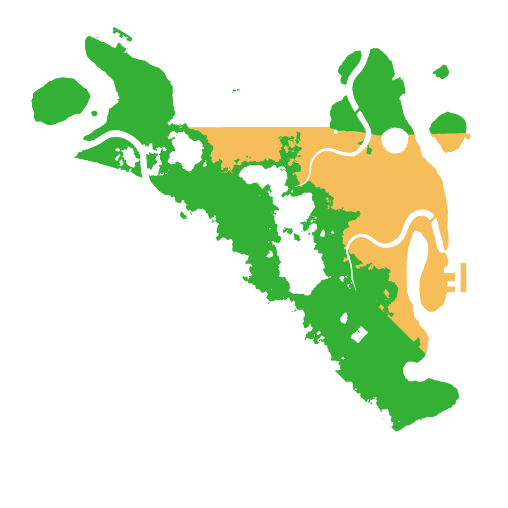 Biome Rust Map: Procedural Map, Size: 3500, Seed: 1433872178