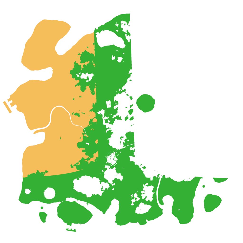 Biome Rust Map: Procedural Map, Size: 3750, Seed: 34153245