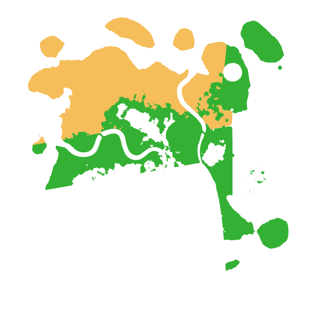 Biome Rust Map: Procedural Map, Size: 3000, Seed: 1958093226