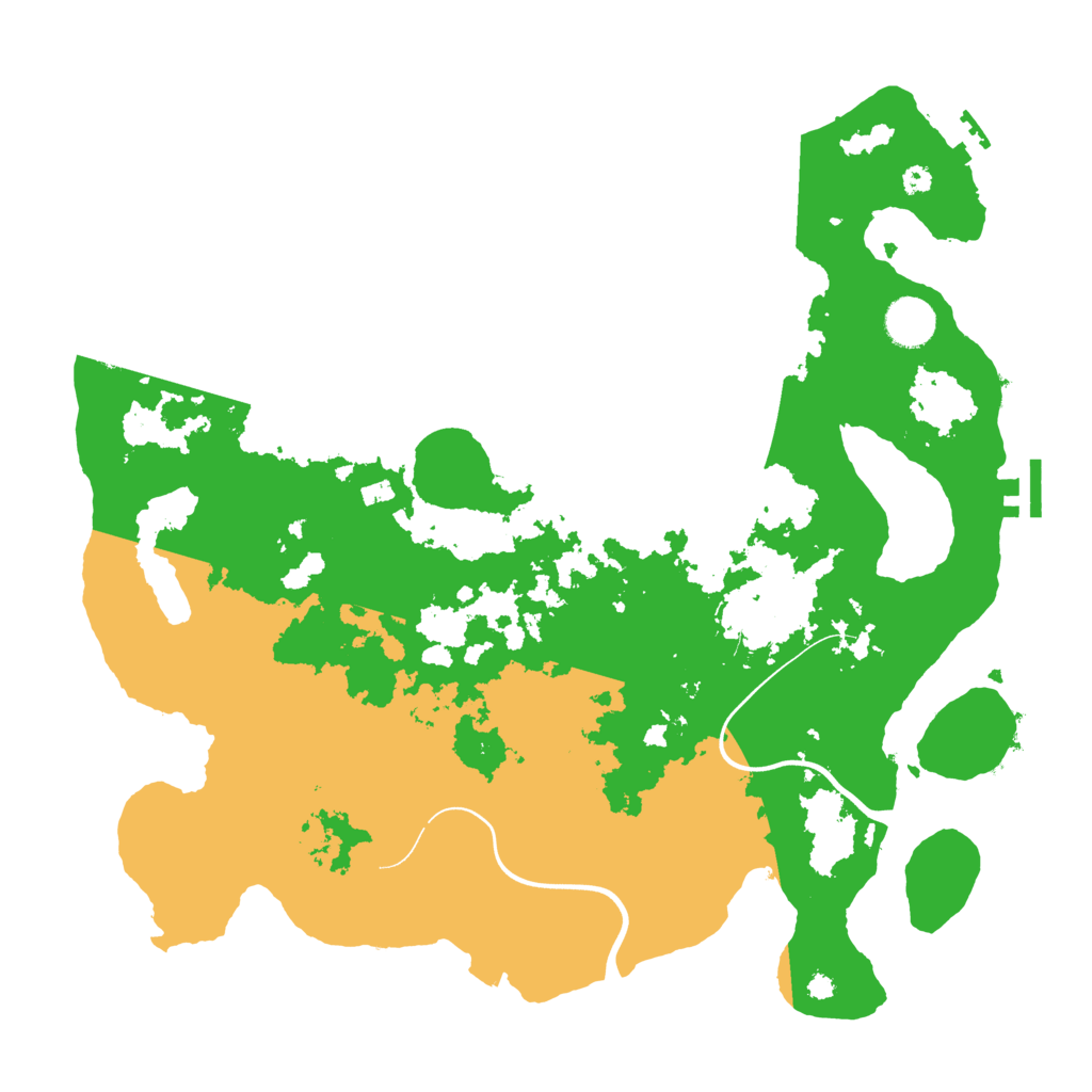 Biome Rust Map: Procedural Map, Size: 3800, Seed: 1451274740
