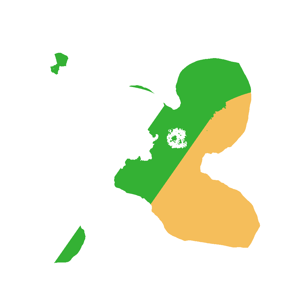 Biome Rust Map: Procedural Map, Size: 1500, Seed: 25849