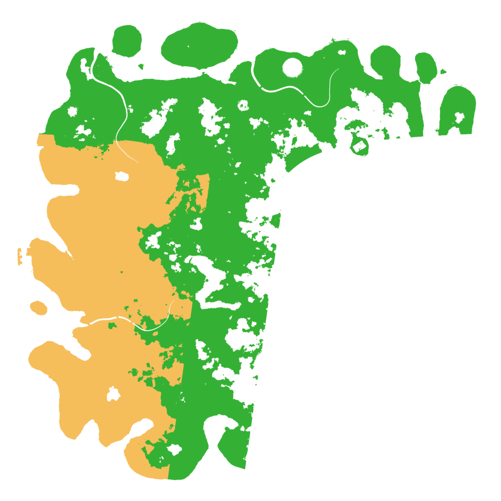 Biome Rust Map: Procedural Map, Size: 4500, Seed: 8291683