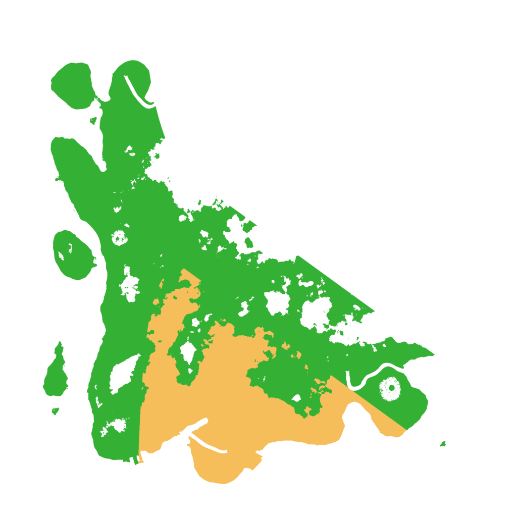 Biome Rust Map: Procedural Map, Size: 3500, Seed: 215064641