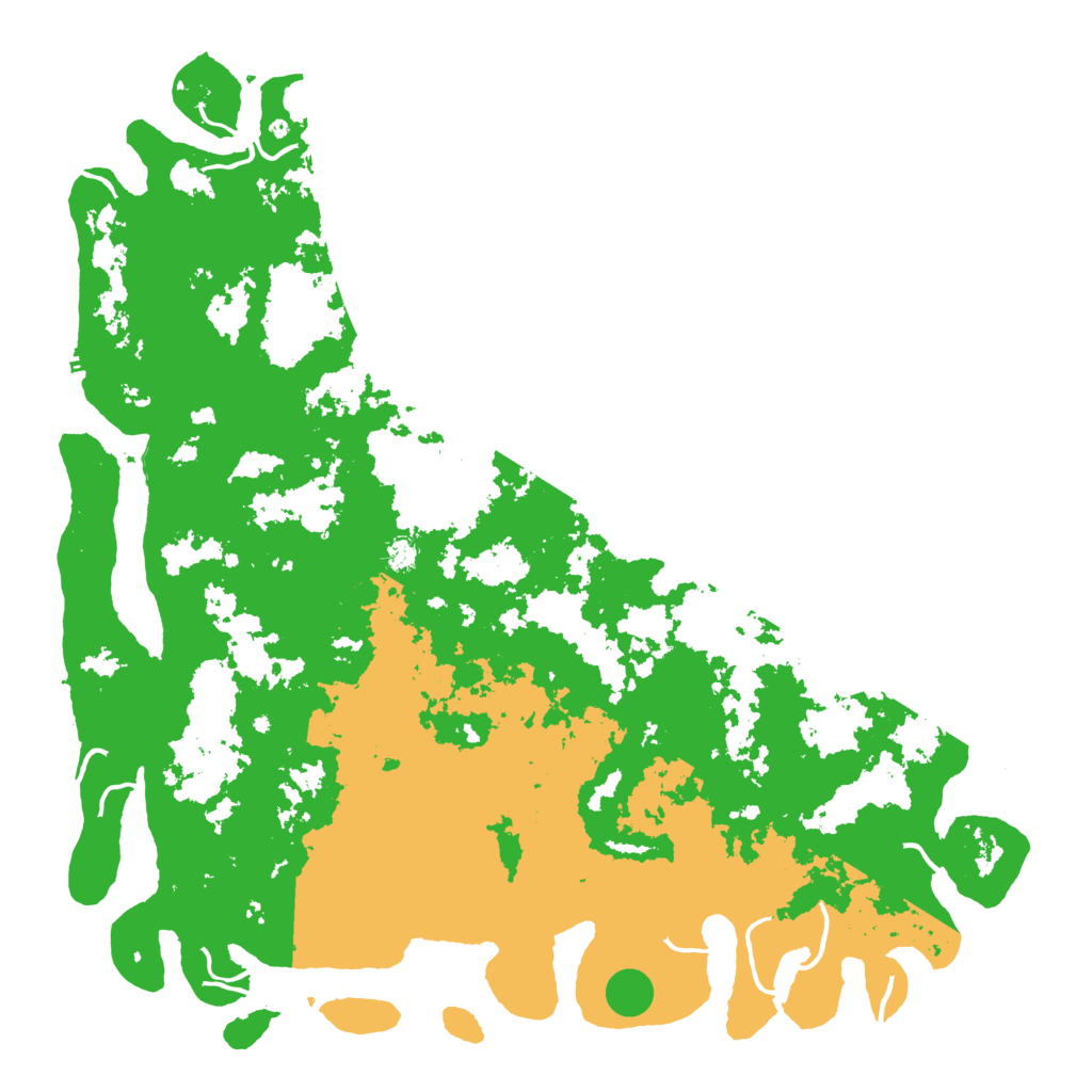 Biome Rust Map: Procedural Map, Size: 6000, Seed: 1820481024