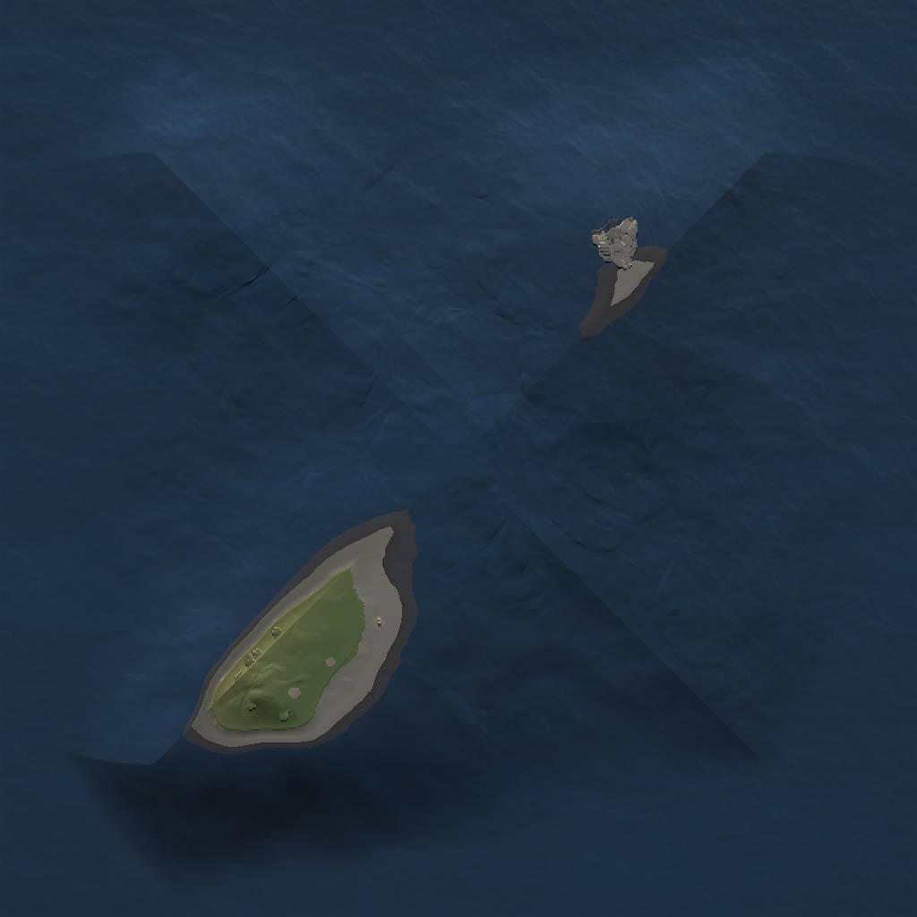 Rust Map: Procedural Map, Size: 1000, Seed: 25849, 3 Monuments