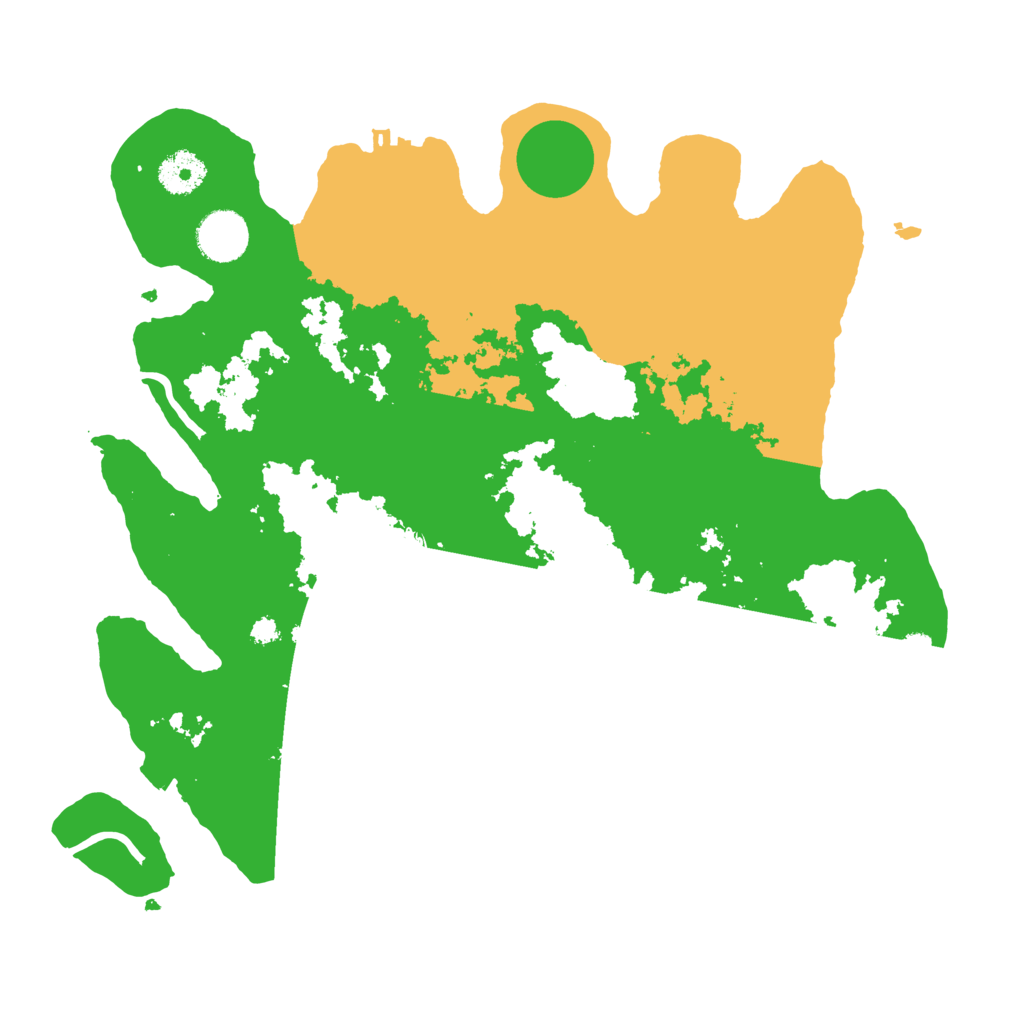 Biome Rust Map: Procedural Map, Size: 3500, Seed: 905547469