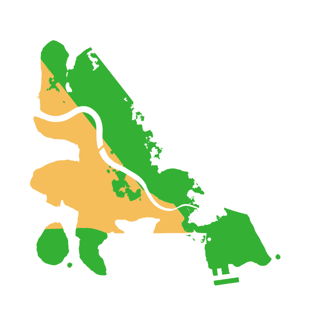 Biome Rust Map: Procedural Map, Size: 2500, Seed: 1429511775