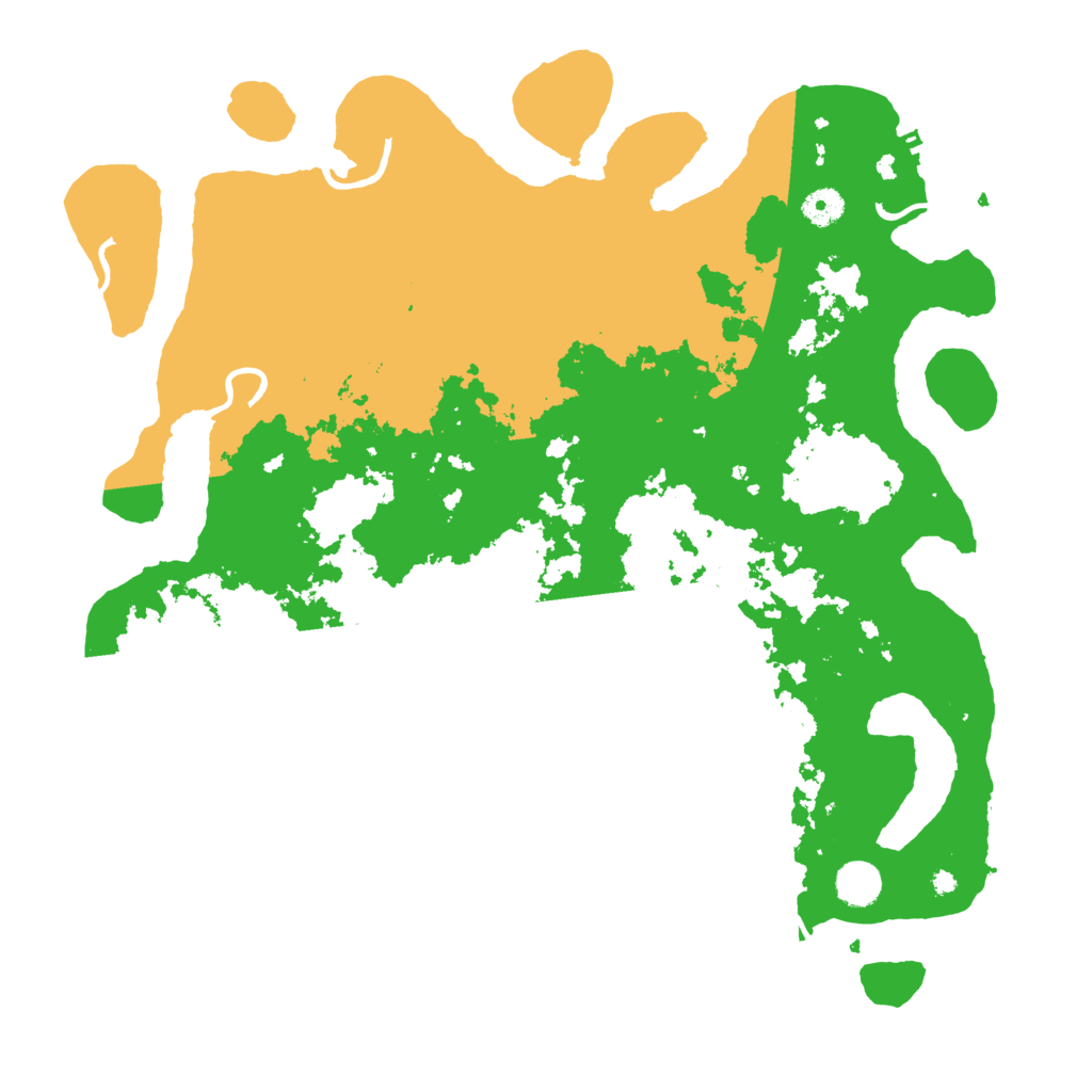 Biome Rust Map: Procedural Map, Size: 4225, Seed: 499334056