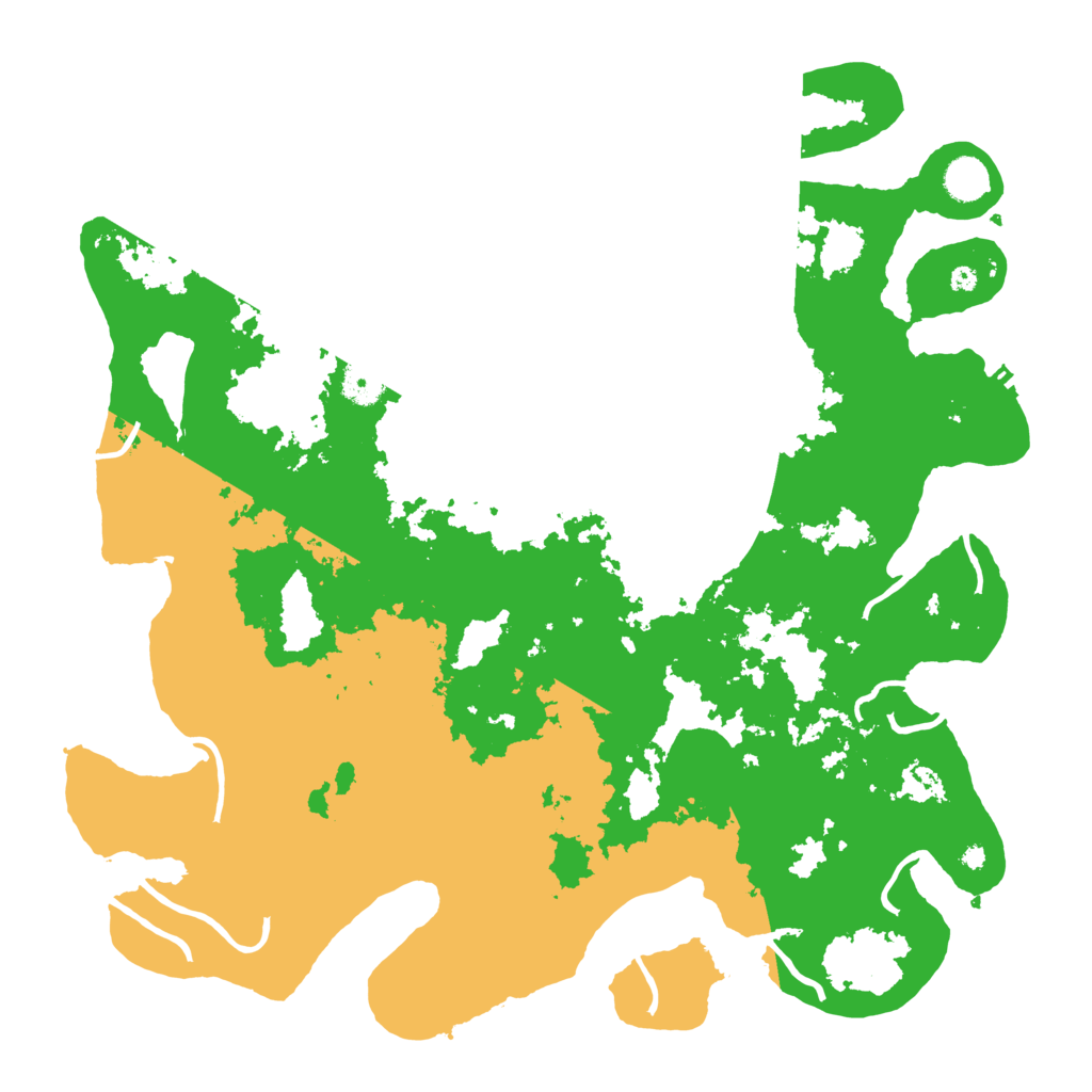 Biome Rust Map: Procedural Map, Size: 4300, Seed: 1618