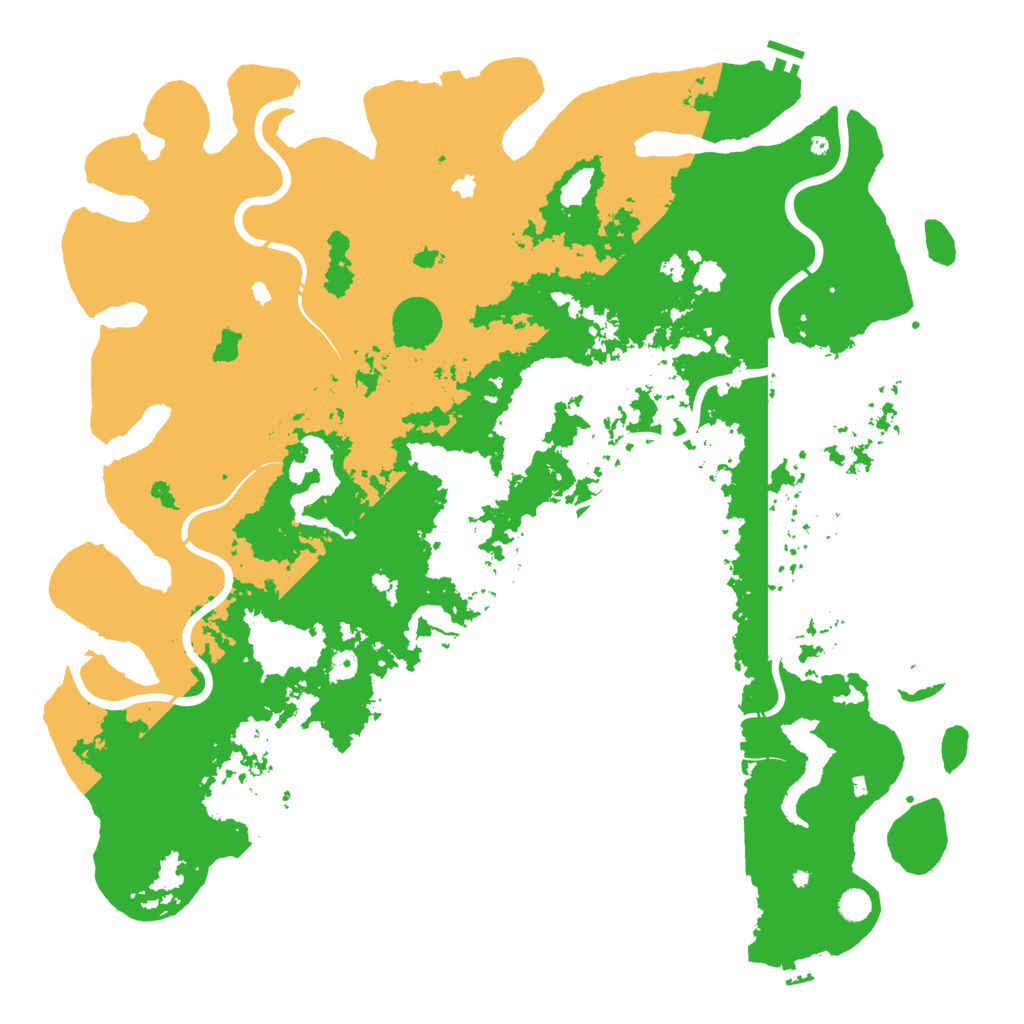 Biome Rust Map: Procedural Map, Size: 5500, Seed: 55634322
