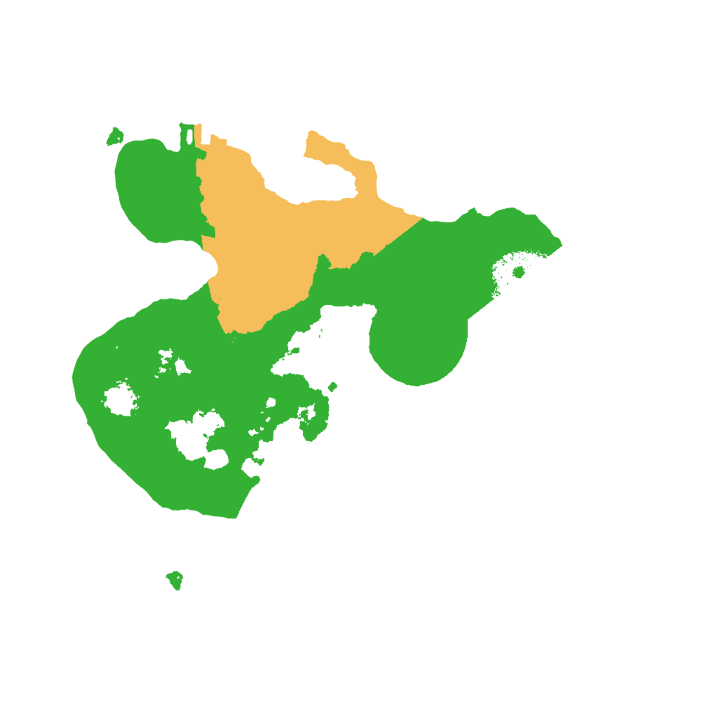 Biome Rust Map: Procedural Map, Size: 2000, Seed: 1042484386