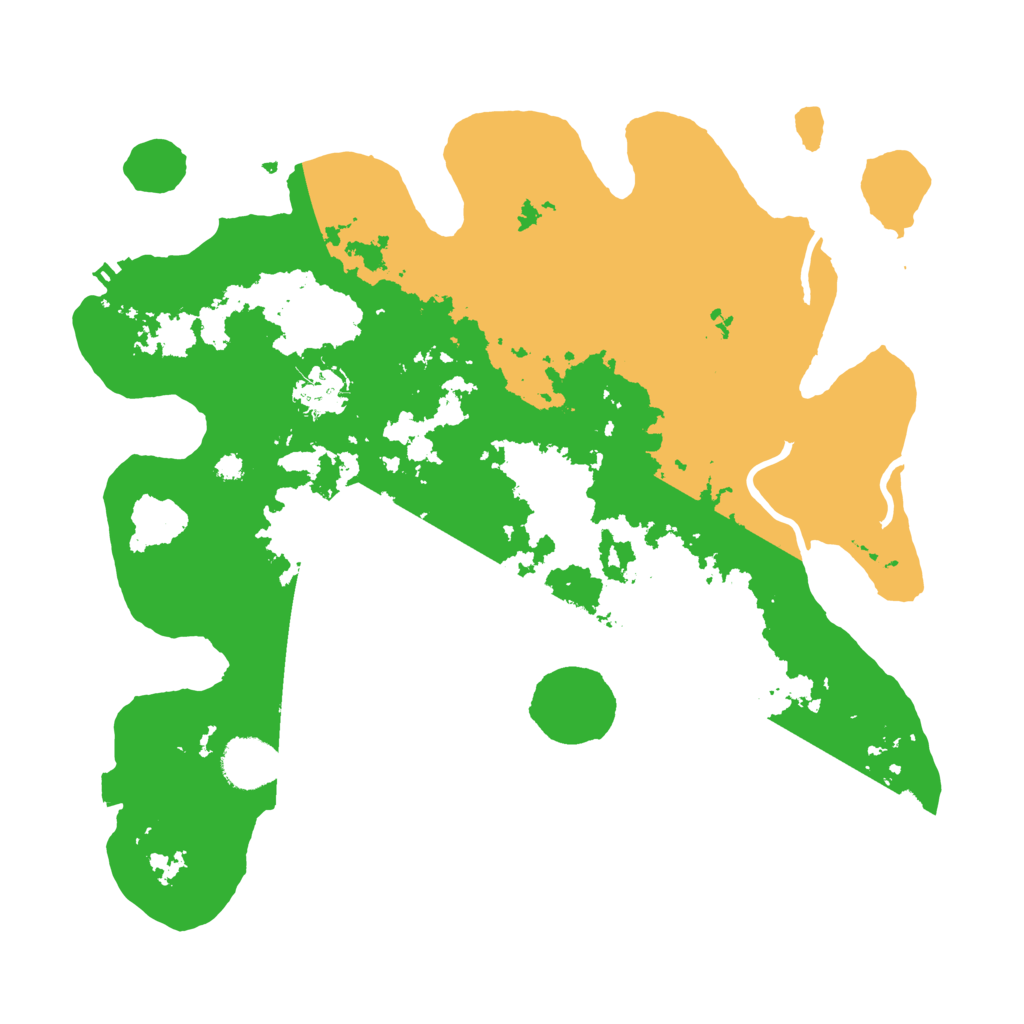 Biome Rust Map: Procedural Map, Size: 3500, Seed: 1592365878