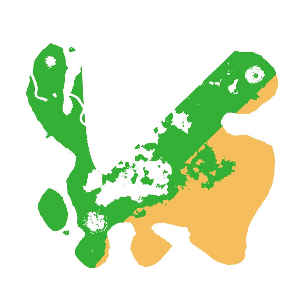 Biome Rust Map: Procedural Map, Size: 2561, Seed: 123456789