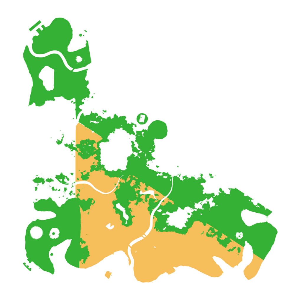 Biome Rust Map: Procedural Map, Size: 4300, Seed: 8012023