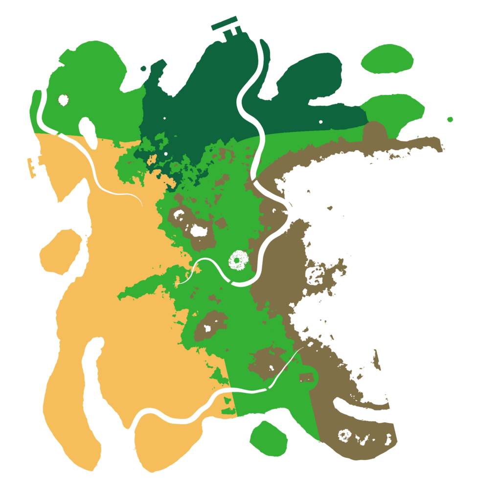 Biome Rust Map: Procedural Map, Size: 3750, Seed: 325906461