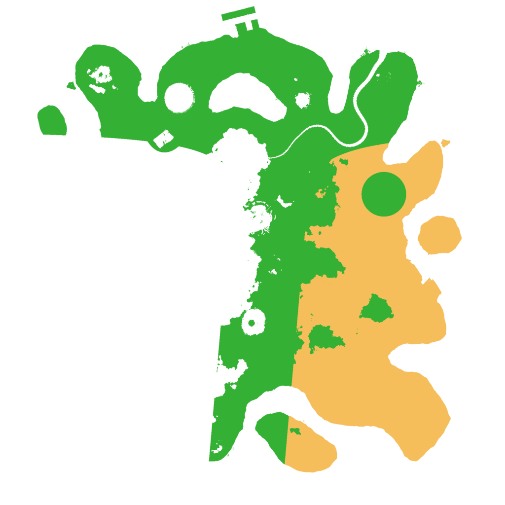 Biome Rust Map: Procedural Map, Size: 3000, Seed: 61152