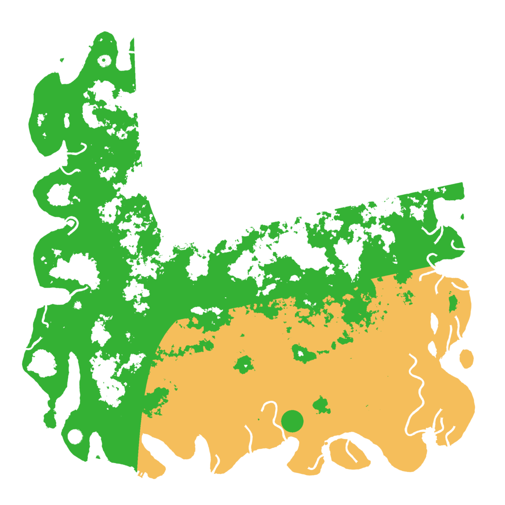 Biome Rust Map: Procedural Map, Size: 6000, Seed: 1998025538