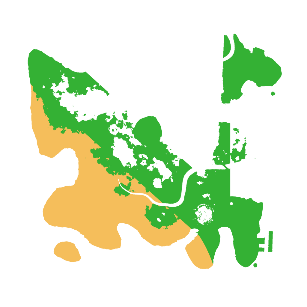 Biome Rust Map: Procedural Map, Size: 3000, Seed: 6934