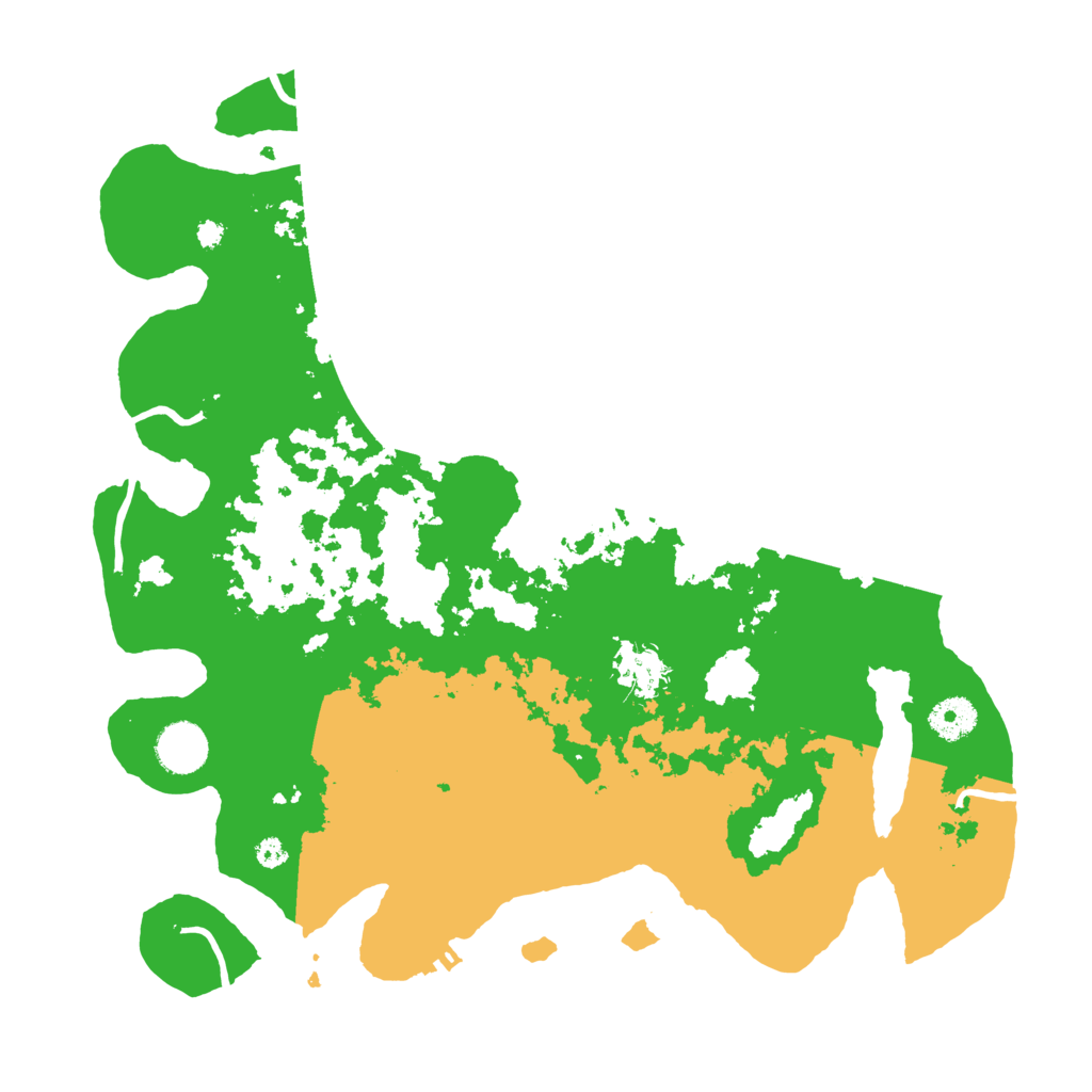 Biome Rust Map: Procedural Map, Size: 3700, Seed: 513898814