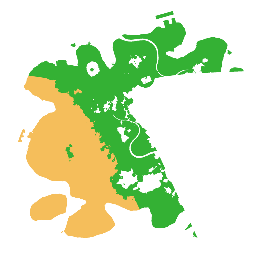 Biome Rust Map: Procedural Map, Size: 3000, Seed: 42593499