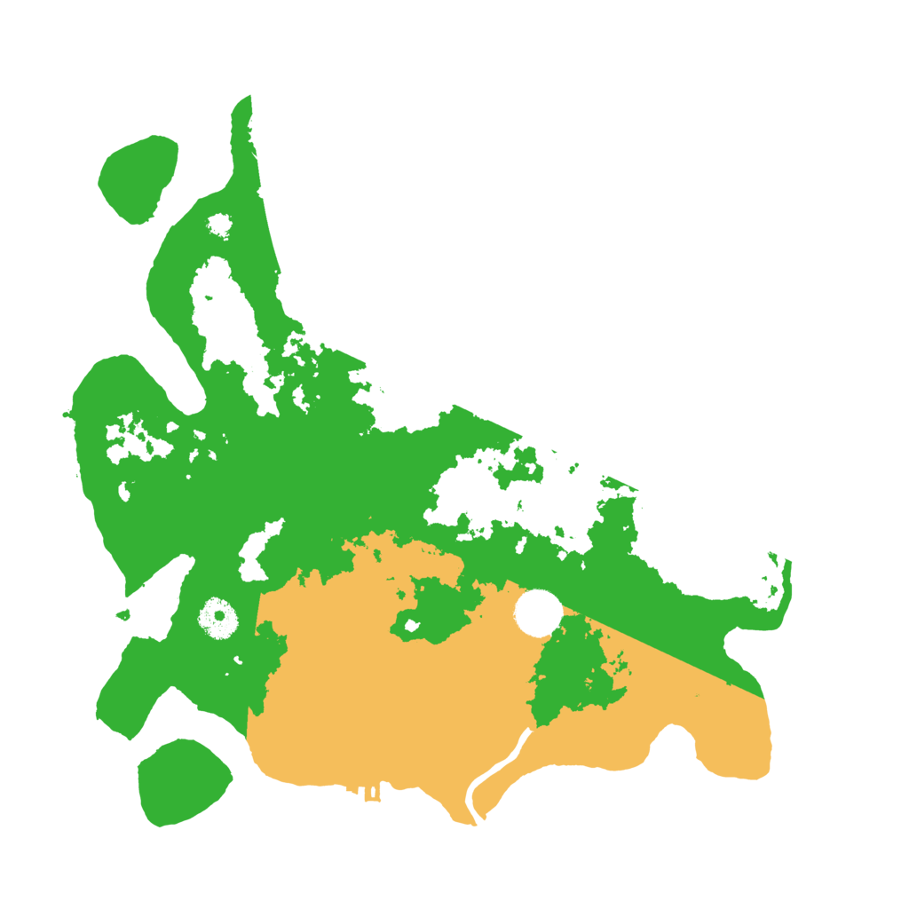 Biome Rust Map: Procedural Map, Size: 3500, Seed: 2140812731