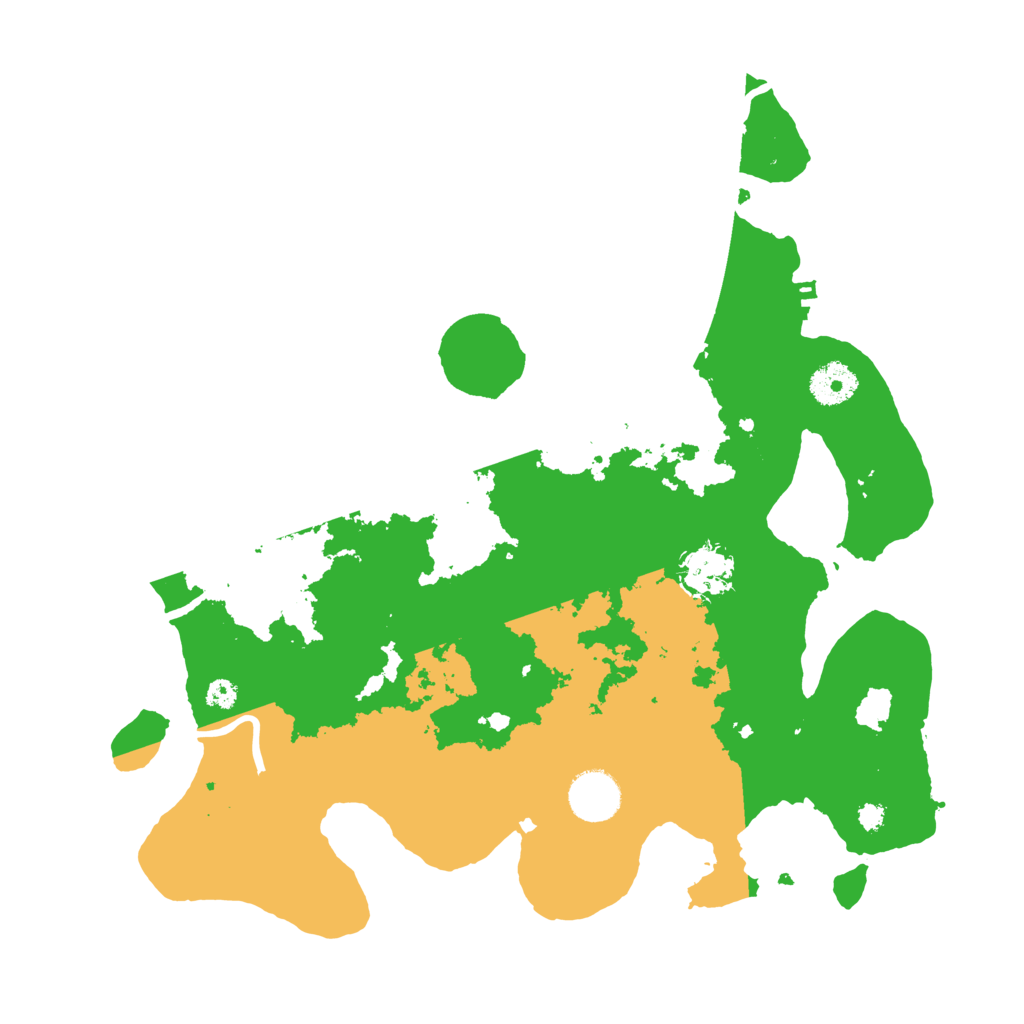 Biome Rust Map: Procedural Map, Size: 3500, Seed: 42859314