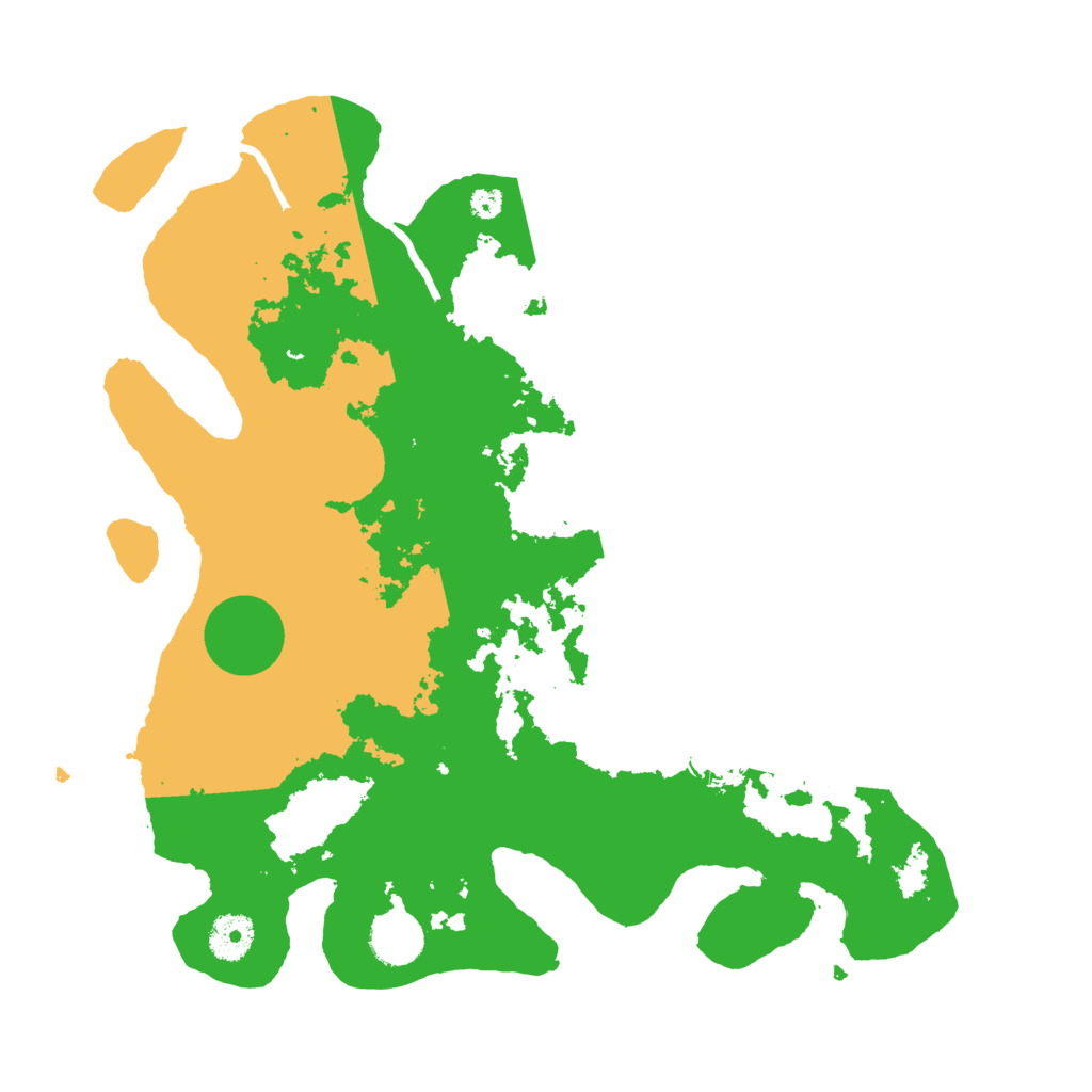 Biome Rust Map: Procedural Map, Size: 3600, Seed: 797717412