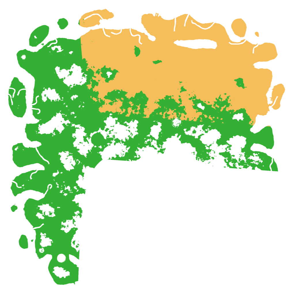 Biome Rust Map: Procedural Map, Size: 6000, Seed: 6872
