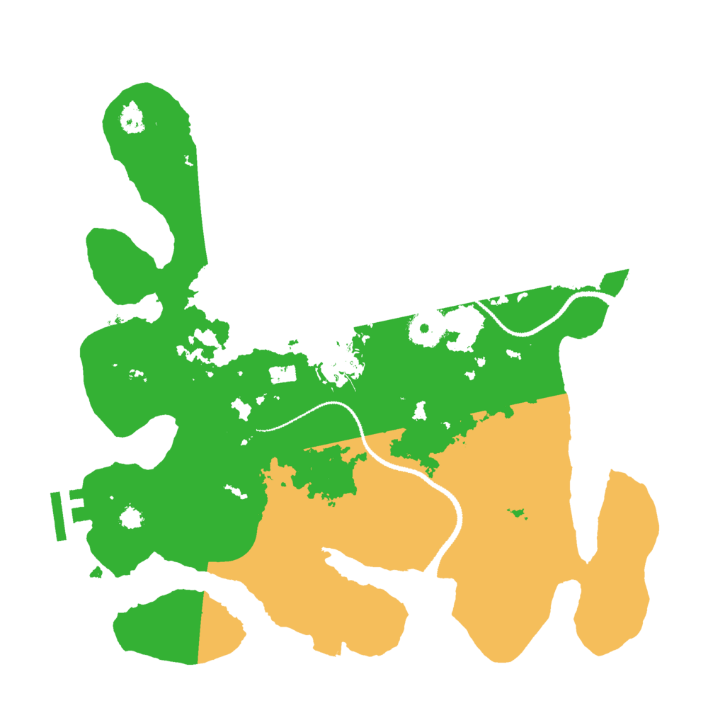 Biome Rust Map: Procedural Map, Size: 3000, Seed: 34000