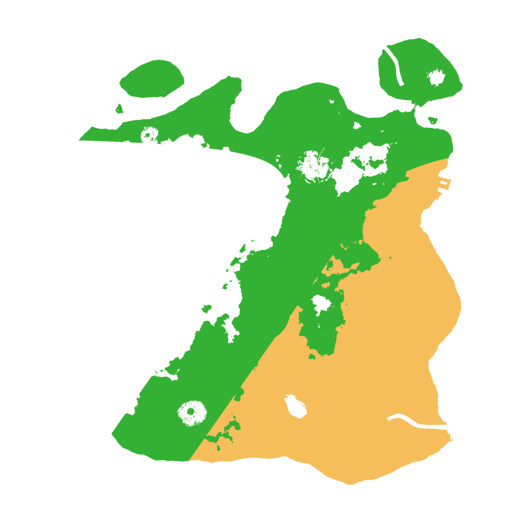 Biome Rust Map: Procedural Map, Size: 3000, Seed: 1320317229