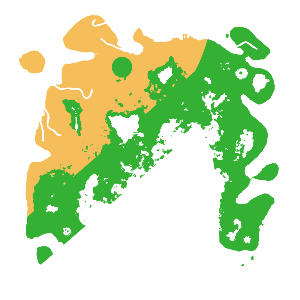 Biome Rust Map: Procedural Map, Size: 3900, Seed: 908990