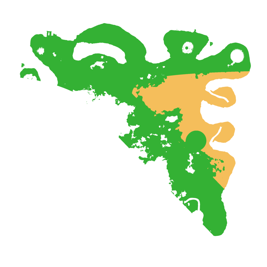 Biome Rust Map: Procedural Map, Size: 3500, Seed: 1696483841