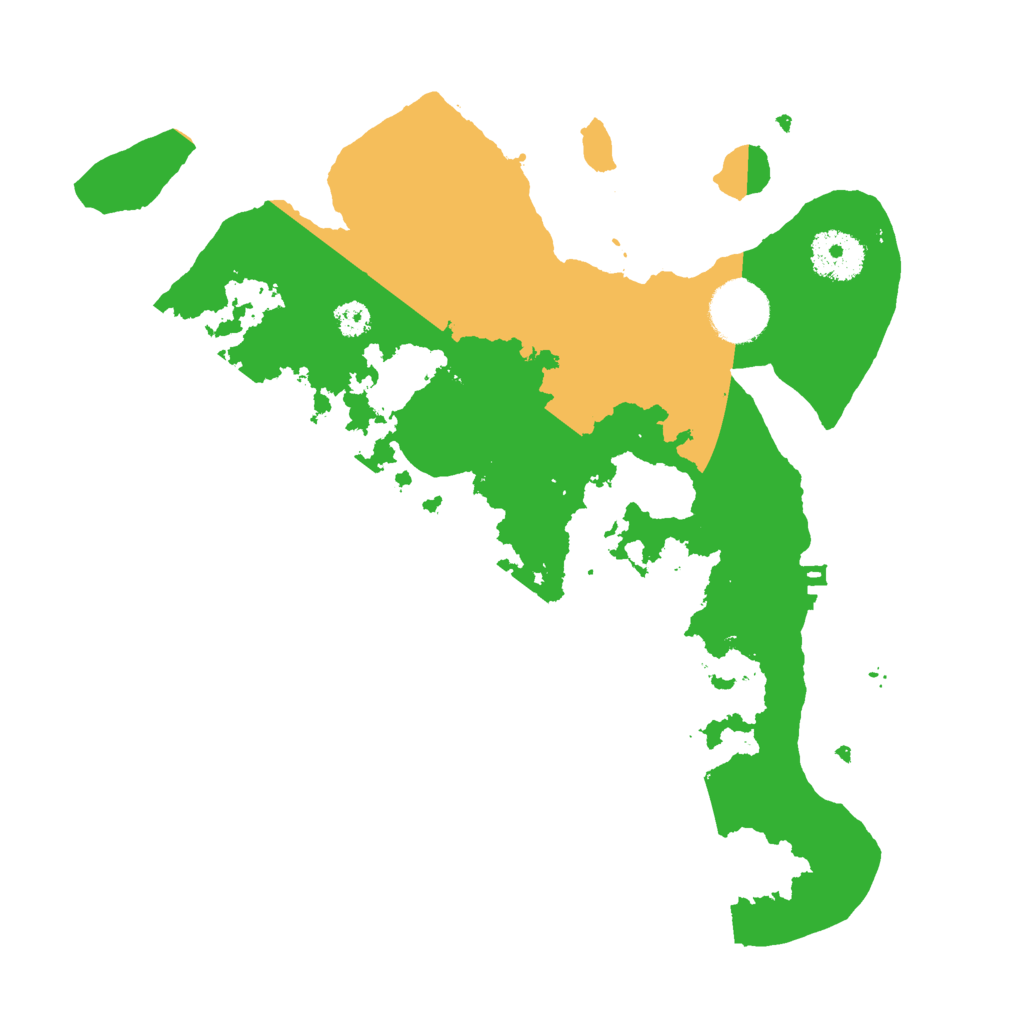 Biome Rust Map: Procedural Map, Size: 3000, Seed: 136999281