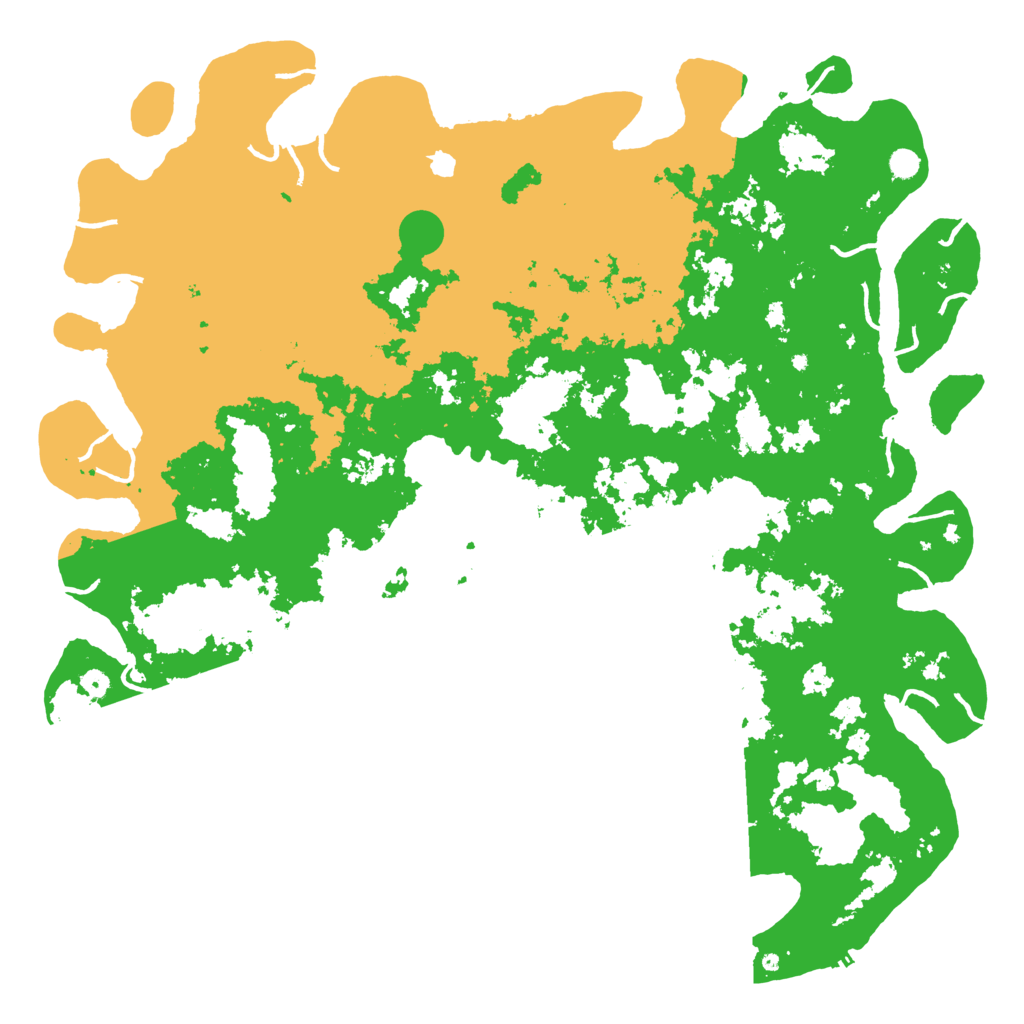 Biome Rust Map: Procedural Map, Size: 6000, Seed: 1330095923