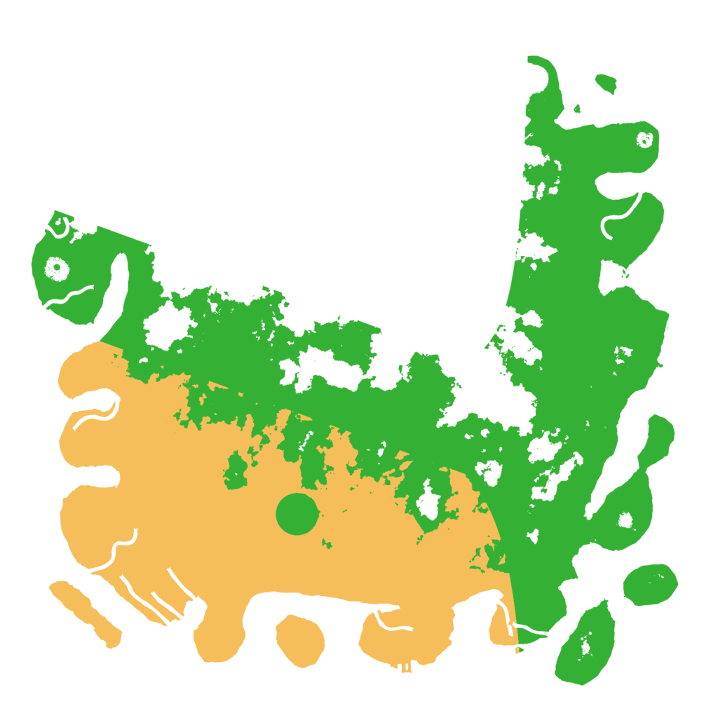 Biome Rust Map: Procedural Map, Size: 4500, Seed: 45981298