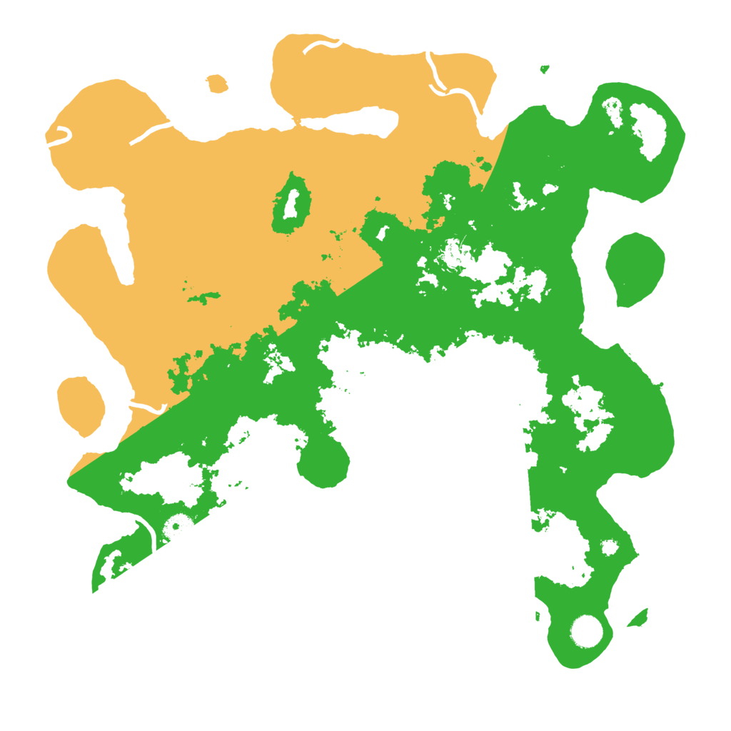 Biome Rust Map: Procedural Map, Size: 4000, Seed: 28446