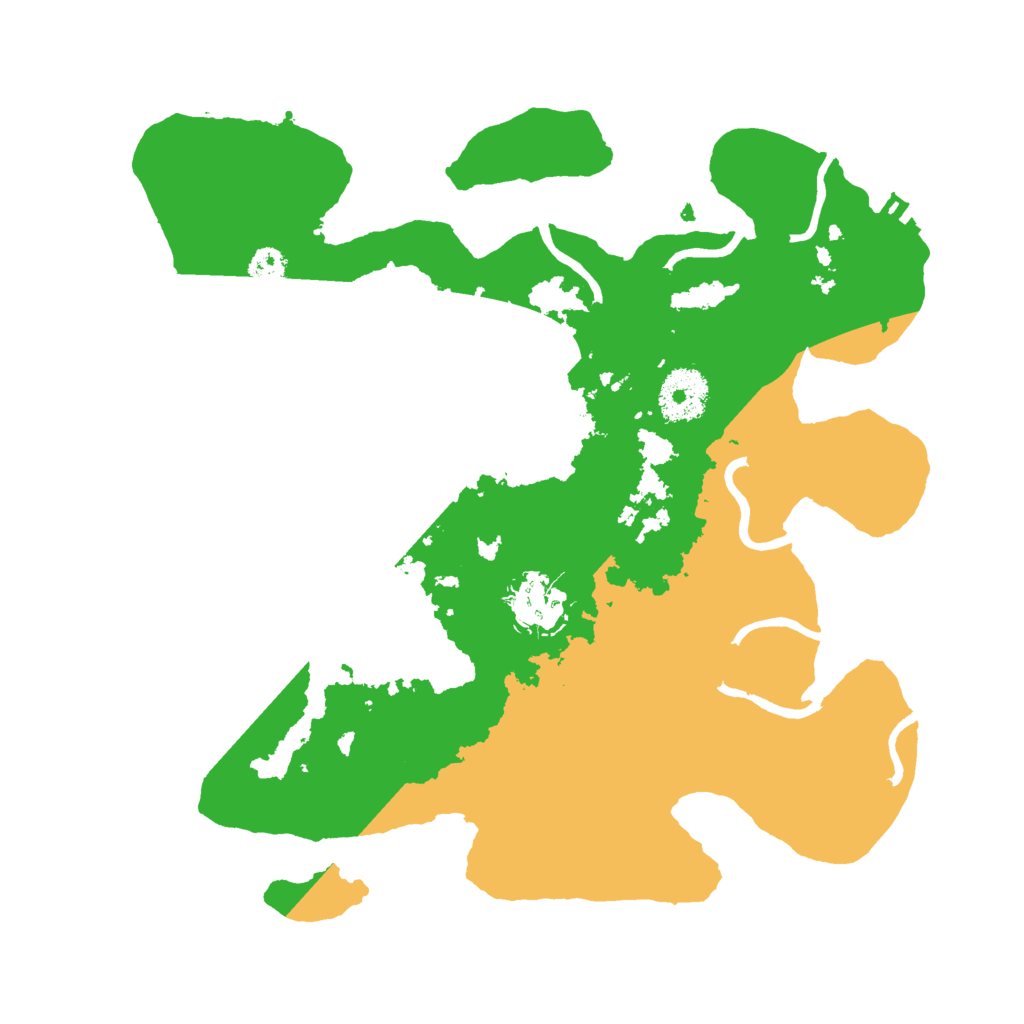 Biome Rust Map: Procedural Map, Size: 3000, Seed: 467819004